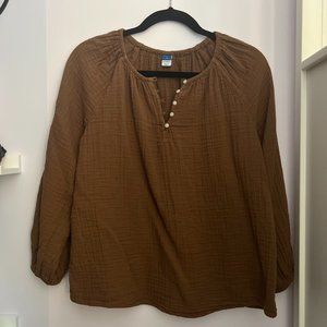 Old Navy Henley Blouse